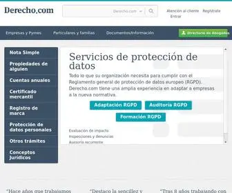 Derecho.com(Derecho) Screenshot