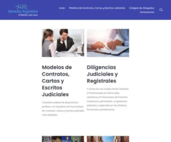 Derechoargentino.com.ar(Derecho Argentino) Screenshot