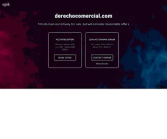 Derechocomercial.com(Make an Offer if you want to buy this domain. Your purchase) Screenshot