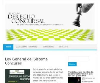 Derechoconcursal.tv(Derecho Concursal) Screenshot