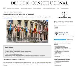 Derechoconstitucional.es(Derecho Constitucional) Screenshot