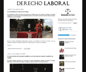 Derecholaboral.info(Derecho Laboral) Screenshot