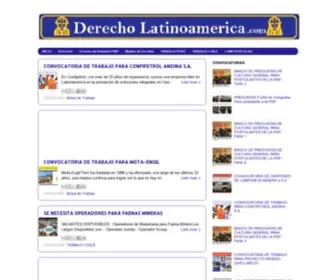 Derecholatinoamerica.com(Derecho Latinoamérica) Screenshot