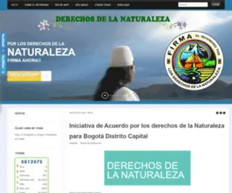 Derechosdelanaturaleza.co(Movimiento por los derechos de la naturaleza (en adelante MDN)) Screenshot