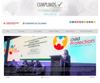 Derechoshumanos.gov.co(Consejer) Screenshot