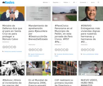 Deredes.tv(Noticias de las redes sociales de Bolivia) Screenshot