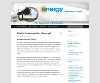 Deregulationofenergy.org(Energy Deregulation) Screenshot