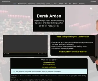 Derekarden.co.uk(Derek Arden Negotiating Home) Screenshot