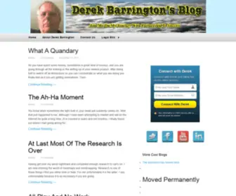Derekbarrington.com(Derek Barrington's Blog) Screenshot