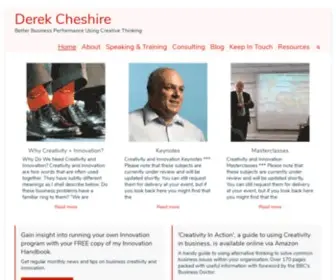 Derekcheshire.com(Derek Cheshire) Screenshot