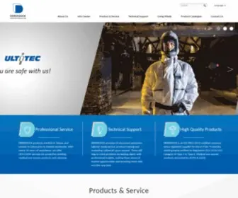 Derekduck.com(Protective Clothing manufacturer/supplier) Screenshot