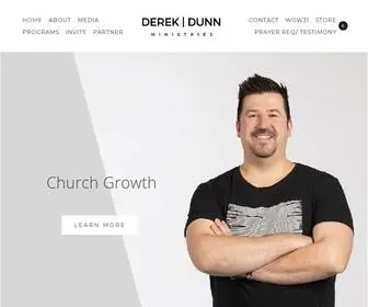 Derekdunn.org(Derek Dunn Ministries) Screenshot