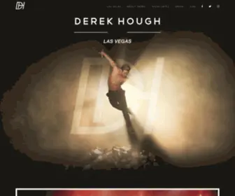Derekhough.com(Official Derek Hough) Screenshot