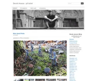 Derekjenson.com(3d Blog) Screenshot