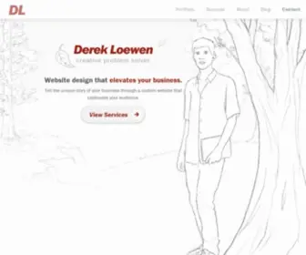 Derekloewen.com(Derek Loewen) Screenshot