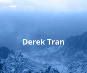 Derekptran.com(Derek Tran) Screenshot