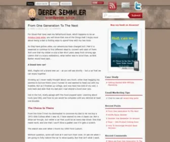 Dereksemmler.com(Money, motorcycles and cars (with a little bit of everything else)) Screenshot