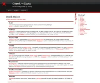 Derekwilson.net(derekwilson) Screenshot