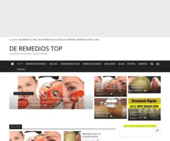 Deremediostop.com(DE REMEDIOS TOP) Screenshot