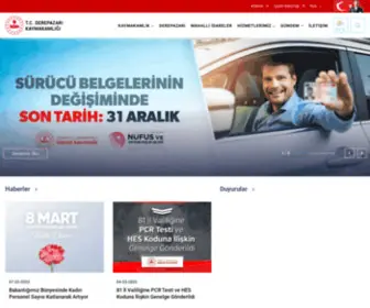 Derepazari.gov.tr(T.C. İÇİŞLERİ BAKANLIĞI DEREPAZARI KAYMAKAMLIĞI) Screenshot