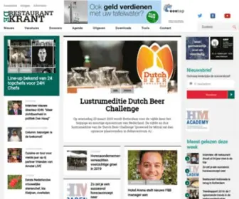 Derestaurantkrant.nl(De RestaurantKrant) Screenshot