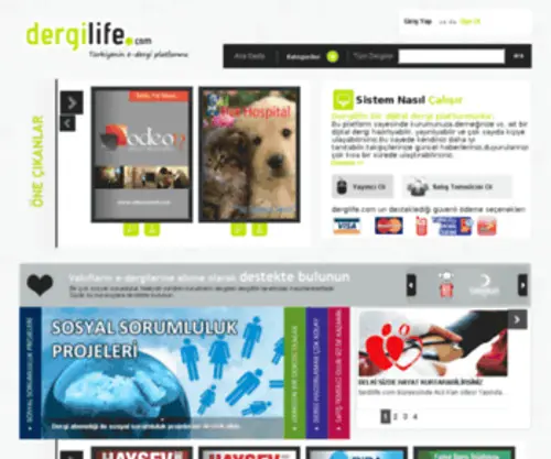 Dergilife.com(Dergilife Türkiye’nin e) Screenshot