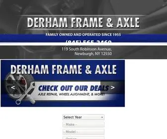 Derhamframe.com(Derham frame and axle) Screenshot