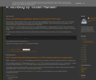 Derhansen.de(A TechBlog by Torben Hansen) Screenshot