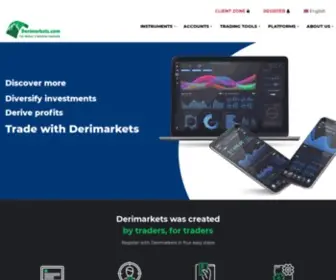 Derimarkets.com(Các nhà giao dịch bởi Traders) Screenshot