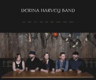 Derinaharvey.com(Derina Harvey Band) Screenshot