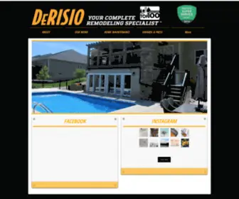 Derisioconstruction.com(We focus on residential projects including) Screenshot