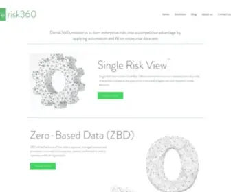 Derisk360.com(Gateway to Democratisation of Data) Screenshot