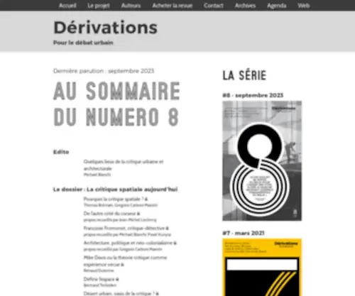 Derivations.be(Dérivations) Screenshot