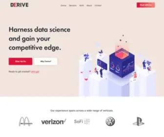 Derive.io(Automated Advanced Analytics) Screenshot