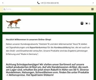 Derjagdhundshop.de(Der Jagdhundshop) Screenshot