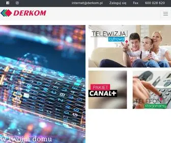 Derkom.pl(Operator telekomunikacyjny Zamo) Screenshot