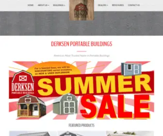 Derksenbuildings.com(Derksen Portable Buildings) Screenshot