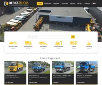 Derkstrucks.nl(Derks Trucks) Screenshot