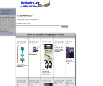 Derladen.de(Nahrungsergänzung) Screenshot