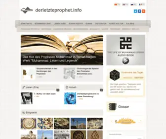 Derletzteprophet.info(Alle Informationen über den Propheten Mohammed (sav)) Screenshot