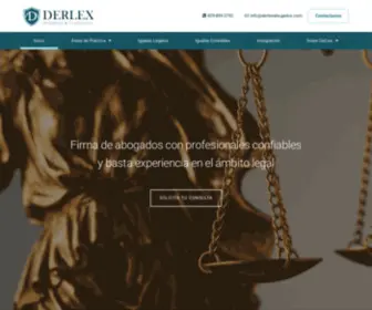 Derlexabogados.com(›) Screenshot