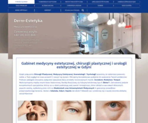 Derm-Estetyka.pl(Medycyna estetyczna Gdynia Derm) Screenshot