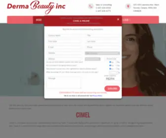 Dermabeautyinc.com(Derma Beauty Inc) Screenshot