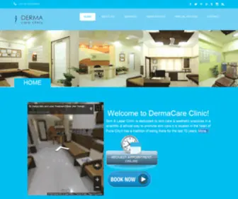 Dermacareclinic.com("Dr.Pradyumna Vaidya is well known skin specialist in pune Expert in Hair Transplantation Pune India) Screenshot