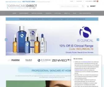 Dermacaredirect.co.uk(Buy Professional Skincare Products Online) Screenshot