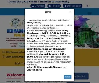 Dermacon2020Pune.com(Dermacon2020) Screenshot