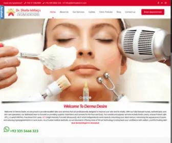 Dermadesire.com(Best Dermatologist in Islamabad) Screenshot