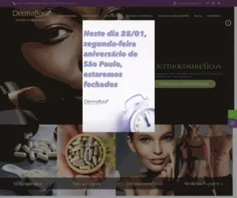 Dermaflora.com.br(Farmácia de manipulação sp) Screenshot