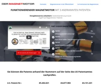 Dermagnetmotor.com(Magnetmotor Bauanleitung) Screenshot