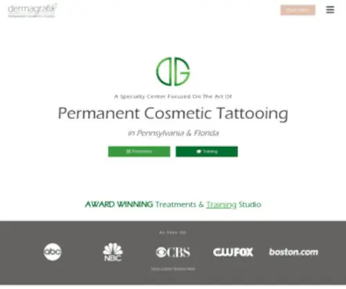 Dermagrafix.net(Permanent Cosmetic Treatments & Training In Doylestown) Screenshot